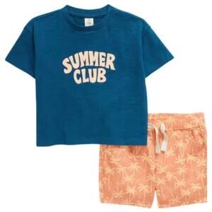 New Tucker & Tate Boy's Two Piece Summer Club Tropical Short and Tee - 6 months